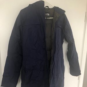 North face blue jacket